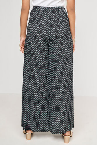 Black Geometric Straight Bottom, Black, image 3